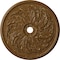 Ekena Millwork Sellek Ceiling Medallion (Fits Canopies up to 9"), 42 1/8"OD x 1 7/8"P, Smokey Topaz Crackle CM42SKSTC - alternate 1